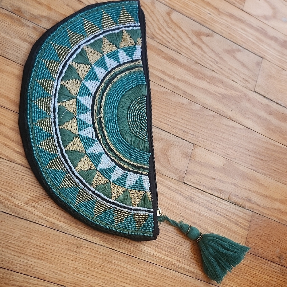 Shiraleah Beaded Zip Pouch
